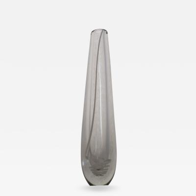 Gunnel Nyman Glass Serpentini vase by Gunnel Nyman for Nuut jarvi Nottsj 