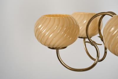 Gunnel Nyman Model 51132 5 Chandelier by Gunnel Nyman for Idman Finland Mid 20th Century