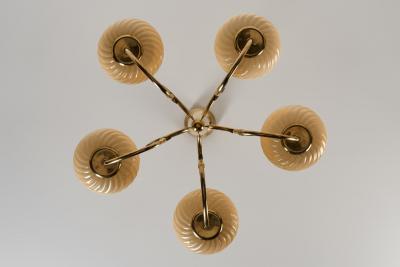 Gunnel Nyman Model 51132 5 Chandelier by Gunnel Nyman for Idman Finland Mid 20th Century