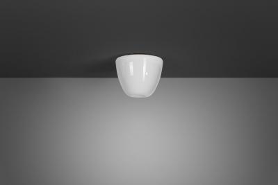 Gunnel Nyman Model 80115 Opal Ceiling Lamp by Gunnel Nyman for Idman Finland Mid 20th C