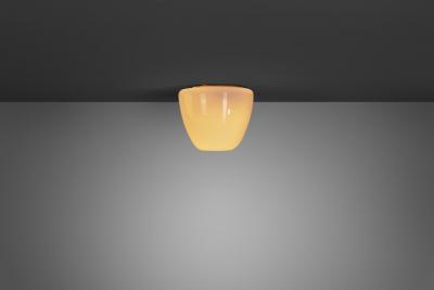 Gunnel Nyman Model 80115 Opal Ceiling Lamp by Gunnel Nyman for Idman Finland Mid 20th C