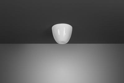 Gunnel Nyman Model 80115 Opal Ceiling Lamp by Gunnel Nyman for Idman Finland Mid 20th C