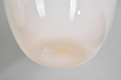 Gunnel Nyman Model 80115 Opal Ceiling Lamp by Gunnel Nyman for Idman Finland Mid 20th C
