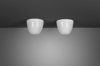 Gunnel Nyman Pair of Model 80115 Ceiling Lamps by Gunnel Nyman for Idman Oy Finland 1950s
