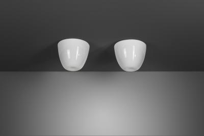 Gunnel Nyman Pair of Model 80115 Ceiling Lamps by Gunnel Nyman for Idman Oy Finland 1950s