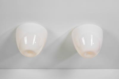 Gunnel Nyman Pair of Model 80115 Ceiling Lamps by Gunnel Nyman for Idman Oy Finland 1950s