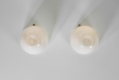 Gunnel Nyman Pair of Model 80115 Ceiling Lamps by Gunnel Nyman for Idman Oy Finland 1950s