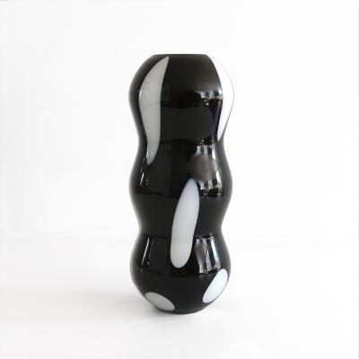 Gunnel Sahlin GUNNEL SAHLIN JAZZ GLASS VASE FOR KOSTA BODA SWEDEN