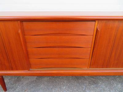 Gunni Omann Excellent Gunni Omann Teak Credenza for Axel Christiansen Danish Modern