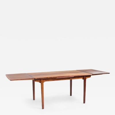 Gunni Omann Gunni Omann for Omann Jun Mid Century Danish Rosewood Hidden Leaf Dining Table