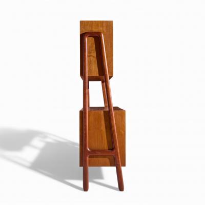 Gunni Omann Gunni Omann for Omann Jun Model 3 Mid Century Danish Teak Credenza and Hutch