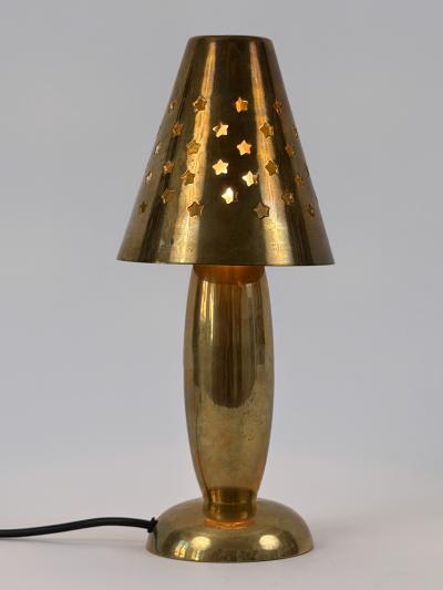 Gunther Lambert Rare Lovely Mid Century Brass Side Table Lamp by Gunther Lambert Germany 1970s