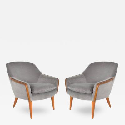 Gustav Bahus Rolf Rastad Adolf Relling Lounge Chairs Norway 1950s