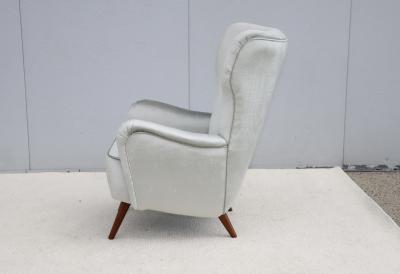 Gustav Bergmann Gustav Bergmann Modernist Lounge Chair In Velvet