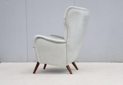 Gustav Bergmann Gustav Bergmann Modernist Lounge Chair In Velvet