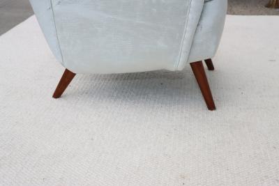Gustav Bergmann Gustav Bergmann Modernist Lounge Chair In Velvet