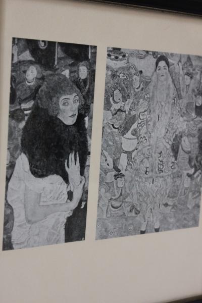 Gustav Klimt Fur Collar Offset Lithograph
