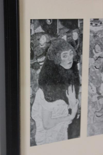 Gustav Klimt Fur Collar Offset Lithograph