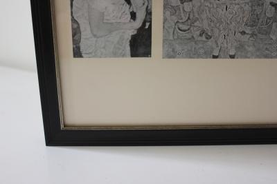 Gustav Klimt Fur Collar Offset Lithograph