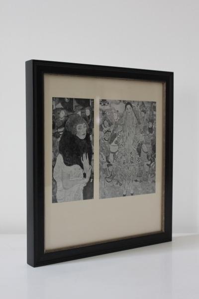 Gustav Klimt Fur Collar Offset Lithograph