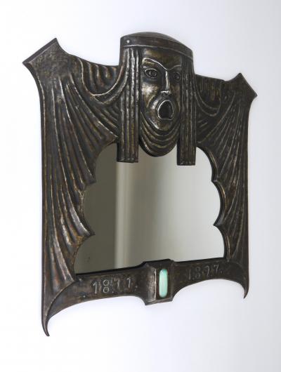 Gustav Klimt Vienna Secession Art Nouveau Gustav Klimt Attr Tragedy Theater Wall Mirror