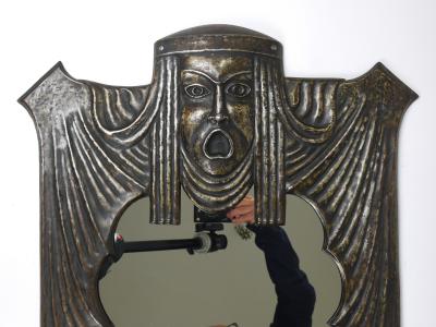 Gustav Klimt Vienna Secession Art Nouveau Gustav Klimt Attr Tragedy Theater Wall Mirror