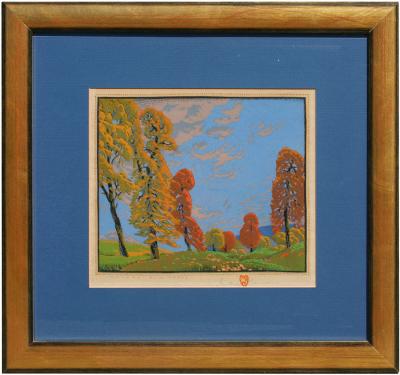 Gustave Baumann Indiana Gum Trees