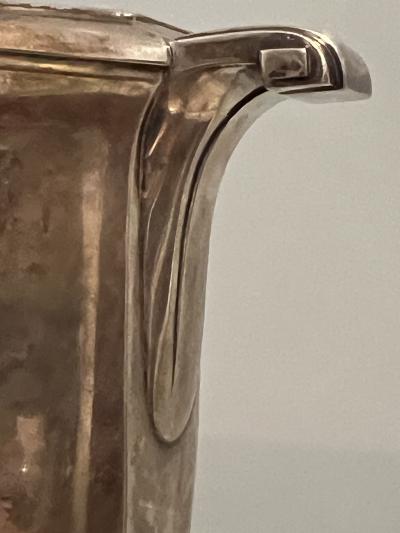 Gustave Keller FRENCH ART DECO SILVER VASES DESIGNED BY GUSTAVE KELLER