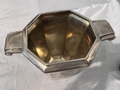 Gustave Keller FRENCH ART DECO SILVER VASES DESIGNED BY GUSTAVE KELLER