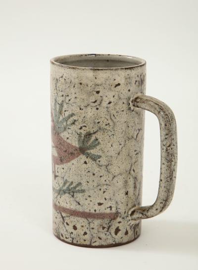Gustave Raynaud Decorative Vintage Ceramic Jug by Gustave Raynaud circa 1960