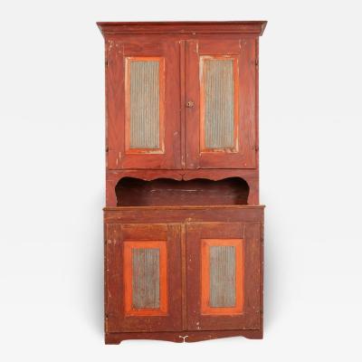 Gustavian 19th Century Cabinet with Original Paint