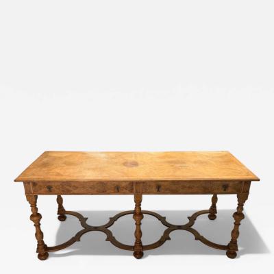 Gustavian Bleached Wood Barley Twist Table Europe 18th 19th c 