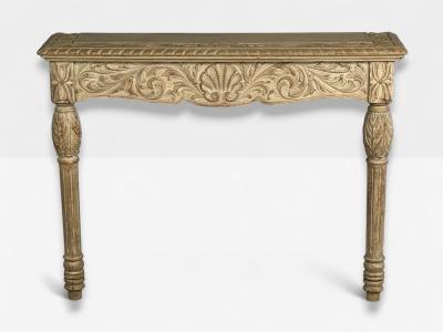 Gustavian Grey Paint Pine Paint Decorated Wall Mounted Consoles Sweden 1950s