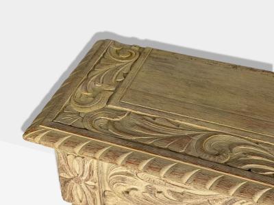 Gustavian Grey Paint Pine Paint Decorated Wall Mounted Consoles Sweden 1950s