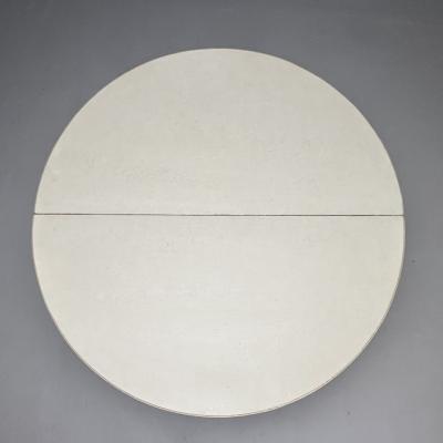 Gustavian Large Swedish Dining Table Gray Paint Distressed Sweden 1970s