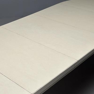 Gustavian Large Swedish Dining Table Gray Paint Distressed Sweden 1970s