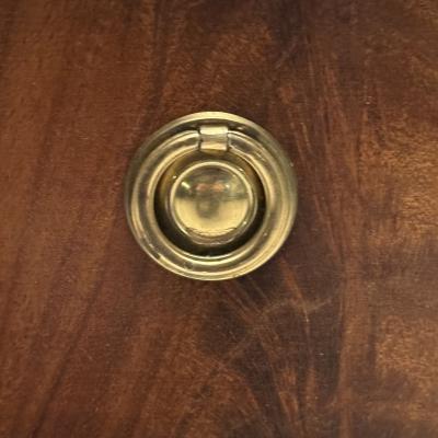 Gustavian Louis XVI Style Commode Marble Brass Sweden 1960s