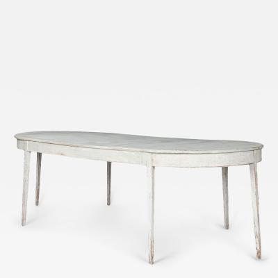Gustavian Painted Dining Table Circa 1810