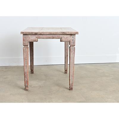 Gustavian Period 18th Century Swedish Painted Center Table