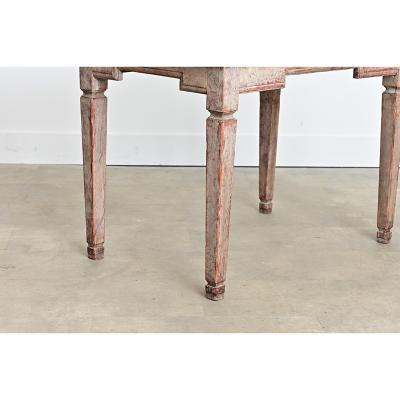 Gustavian Period 18th Century Swedish Painted Center Table