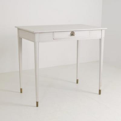 Gustavian Style Writing Desk Swedish Late 19th Century