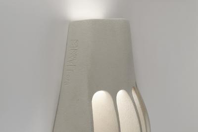 Guy Bareff PAIR OF GRIFFE Ceramic wall lights by Guy Bareff