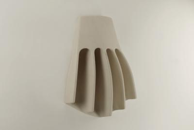 Guy Bareff PAIR OF GRIFFE Ceramic wall lights by Guy Bareff
