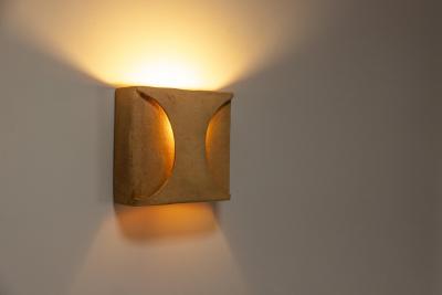 Guy Bareff Wall Applique by Guy Bareff in Terracotta and Grog Clay France 1970s