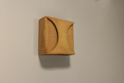 Guy Bareff Wall Applique by Guy Bareff in Terracotta and Grog Clay France 1970s