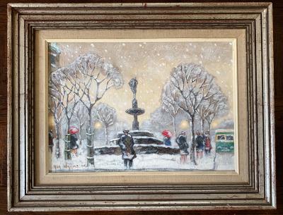Guy Carleton Wiggins Impressionism Oil on Board Guy C Wiggins