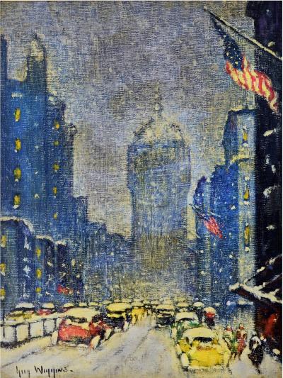 Guy Carleton Wiggins Park Avenue Winter