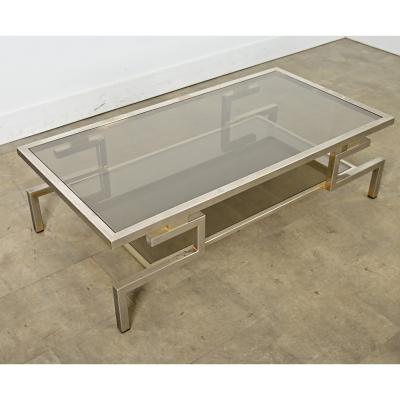 Guy LeFevre French Vintage Coffee Table in the Manner of Guy Lef vre