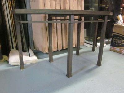 Guy LeFevre Large French Mid Century Modern Bronze Console by Guy Lefevre for Maison Jansen