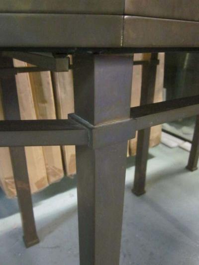 Guy LeFevre Large French Mid Century Modern Bronze Console by Guy Lefevre for Maison Jansen